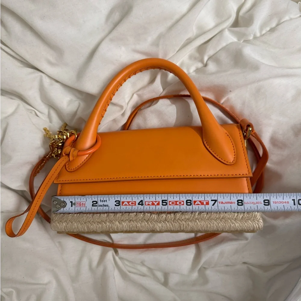 Jacquemus Orange Le Chiquito Long Cordao Bag - Picture 13 of 16